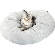 Lebon - Katzenbett Bella Plüsch grau Bett