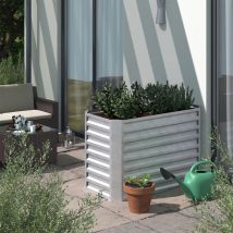 Ok-living - Lecho elevado , Plata, 120 x 60 cm