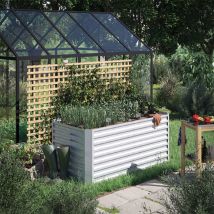 Ok-living - Lecho elevado , Plata, 180 x 90 cm