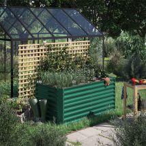 Ok-living - Lecho elevado , Verde, 180 x 90 cm