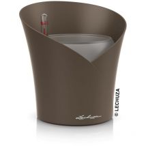 Lechuza - Jardinière orchidea all-in-one diamètre 18 cm taupe