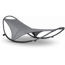 Gartenschaukelliege 'Eni' mit Federrahmen, anthrazit - Leco
