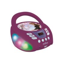 Xbite Ltd - Lecteur Cd Bluetooth La Reine Des Neiges Avec Effets Lumineux