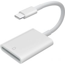 Lecteur de carte SD USB C, adaptateur USB 3.0 haute vitesse vers carte SD pour iPhone 15 Pro Max iPad Pro Trail Game Camera Viewer pour MacBook