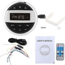 Jeffergarden Lecteur MP3 Bluetooth étanche numérique stéréo fm am Audio Radio usb charge pour bateau marin Yacht moto