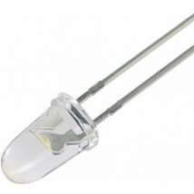 PCE - Yoldal YZ-WS3D60N led blanc lumineux rond 3 mm 4500 mcd 60 ° 20 mA 3.2 v Q63682