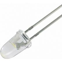 PCE - Yoldal YZ-WS3N23N led blanc lumineux rond 3 mm 12000 mcd 23 ° 20 mA 3.2 v Q63624