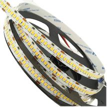 Trade Shop - Striscia Led 5mt 1200 Led 2835 Ip65 Interni Esterno Luce Calda Naturale Fredda -