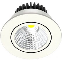 Alto voltaje foco empotrado 'Zarik' en Blanco de Aluminio - Arcchio