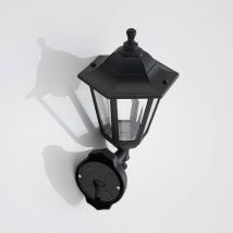 Iavo – Applique d'extérieur LED noire – Hublot d'extérieur – Matières, Culot, Alimentation électrique, Mode de fixation, Largeur, Flux lumineux, 