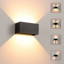 Lablanc - led Applique Murale intérieur/Extérieur,24W 3000K blanc chaud Lampe Murale,Moderne Luminaire Murale,Éclairage Murals Etanche IP65,Appliques