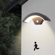 Sdlogal - led Applique Murale 18W Applique Exterieur/Intérieur led avec Détecteur de Mouvement, Lampe murale avec led Panneau, IP65 Éclairage Lampe