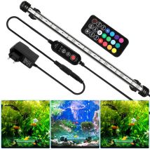 Led Aquarium Beleuchtung IP67 Wasserfest rgb Licht Aufsetzleuchte Dimmbar Fisch Tank Unterwasser Lampe 112.5cm