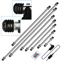 Swanew - 71cm led Aquarium Tortue rvb Spotlight Lamp Light Up Poissons d'eau douce