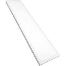 Pannello led da Soffitto 120x30cm 48W cct, Con Selettore di Colore (Bianco Caldo, Neutro e Freddo), 5000 Lumen, Driver Incluso