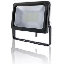 Led Außenstrahler Fluter Slim Schwarz 30w 4000k