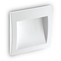 LED Außenwandeinbauleuchte quadratisch Weiß IP65, 3000K