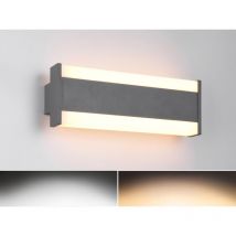Led Außenwandleuchte dawson Up and Down Lichteffekt, Anthrazit Breite 30cm