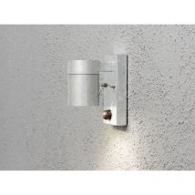 Led Außenwandleuchte Downlight aus Stahl mit Bewegungsmelder, Höhe 14cm