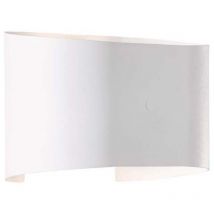 Led Updown Wandleuchte wall Weiß für Innen & Außen, Breite 18cm