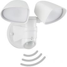 Led Außenleuchte Bewegungsmelder Dauerlicht IP44 10W weiß Kunststoff Telefunken