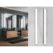 Led Badezimmer Wandleuchten 2er Set In Chrom - Spiegelleuchten, Breite 120cm