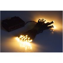 Chilitec - led Lichterkette 5Meter i 50 LEDs, IP44 für Innen und Aussen i Verschiedene Modi i Warmweiß