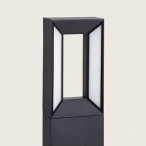 Led Bodenstehleuchte Außen 80cm 2x6W Aluminium Trimel Schwarz Schwarz