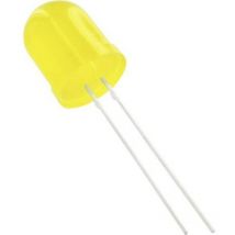 1577412 led jaune rond 10 mm 325 mcd 50 ° 20 mA S441951 - Tru Components