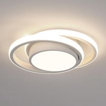 Comely - Modern led Ceiling Light, Round Ceiling Lamp 27cm for Hallway, Bedroom, Bathroom, Kitchen, Living Room - 32W - White - Neutral White Light
