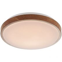 Ceiling Light Mendosa (modern) in Brown made of Plastic for e.g. Living Room & Dining Room (1 light source,) from Lindby