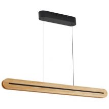 LED Ceiling Lightdimmable 'Darnor' made of Wood for Living Room & Dining Room