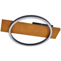 Lindby - led Ceiling Lightdimmable 'Galad' made of Wood for Living Room & Dining Room