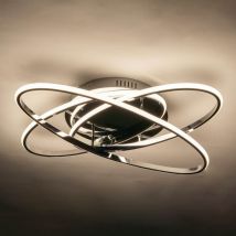 LED-Chrom-Deckenleuchte dimmbar - Paciano