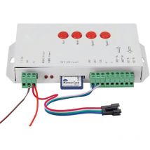 Optonica - Digital Strip Controller led - Gris - 8 kWh/1000h - DC5-24V - Aluminio - 160x95x30mm