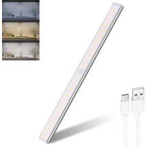 Led Cuisine Rechargeable usb, 35CM led Lampe de Placard, Lampe Detecteur de Mouvement Interieur Sans Fil