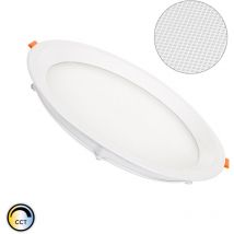 Led Einbaustrahler flach 20W cct Rund Mikroprismatisch lifud Ausschnitt ø 205 mm No Flicker cct