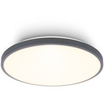 B.k.licht - Led Deckenlampe Deckenleuchte Wohnzimmer Warmweiß Dekorblende Flur