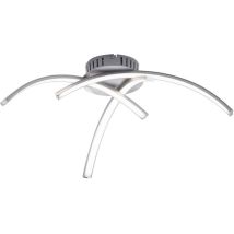 Justlight Led Deckenleuchte Valerie Stahl, Ø 40 Cm Deckenleuchte