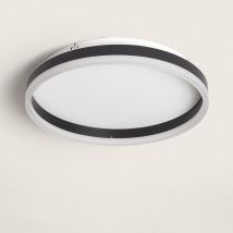 Ledkia - LED-Deckenleuchte 24W Rund Metall cct Wählbar Zuse (2200K - 3000K - 4000K) cct