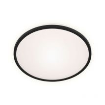 Brilo - led Deckenleuchte Deckenlampe Hintergrundbeleuchtung 15W Ø28cm schwarz ner