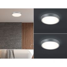 Led Deckenleuchte 2er Set in Grau Titanfarben ø 33cm, IP44 - Badlampen