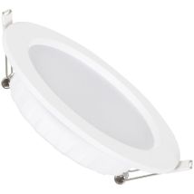 Led Einbaustrahler flach 6W Rund Slim Schnitt Ø110mm 2700K Warmweiß