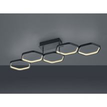 Reality Leuchten - Reality led Deckenleuchte vigo anthrazit Deckenlampe Lampe warmweiß 90cm dimmbar