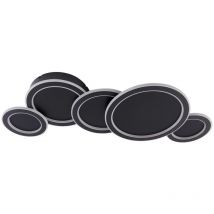 Lucande - gebraucht] LED-Deckenleuchte Diala schwarz Metall 96 cm Deckenlampe Lampe Leuchte