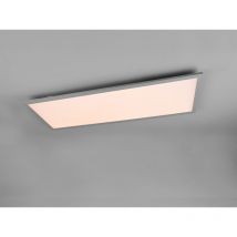 Reality - led Deckenleuchte gamma Titan Panel mit Nachtlicht rechteckig, Breite 80cm