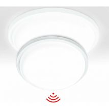 Led Deckenleuchte mit Bewegungsmelder, led Deckenlampe mit Radar Sensor IP44 für Flur, Wohnzimmer, Schlafzimmer, Badezimmer, Balkon, Eingang - Ø22cm