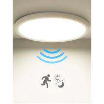 Oraymin - led Deckenleuchte mit Bewegungsmelder Weiß Deckenlampe 18W 4000K