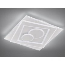 Led Deckenleuchte ratio Weiß mit Fernbedienung dimmbar & Tageslicht, Breite 50cm