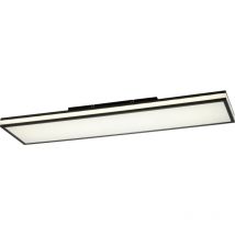JustLight cct led Deckenleuchte Mario Black 101,5 x 26,5 cm dimmbar rgbw Deckenleuchte